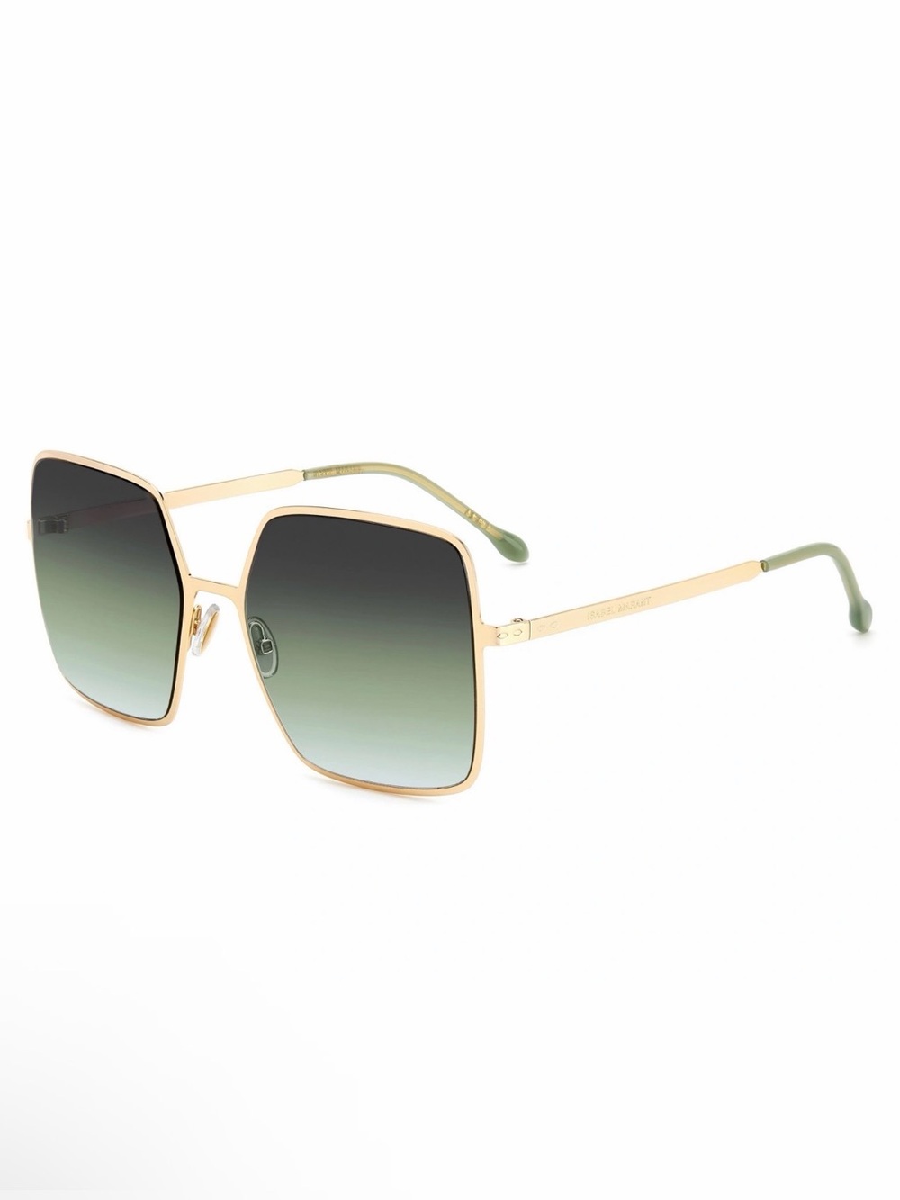 New! Isabel Marant IM0102/S 0PEFIB Gold Square Sunglasses, Authentic